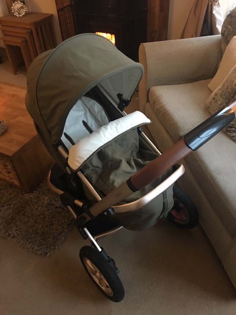 khaki green mothercare pram